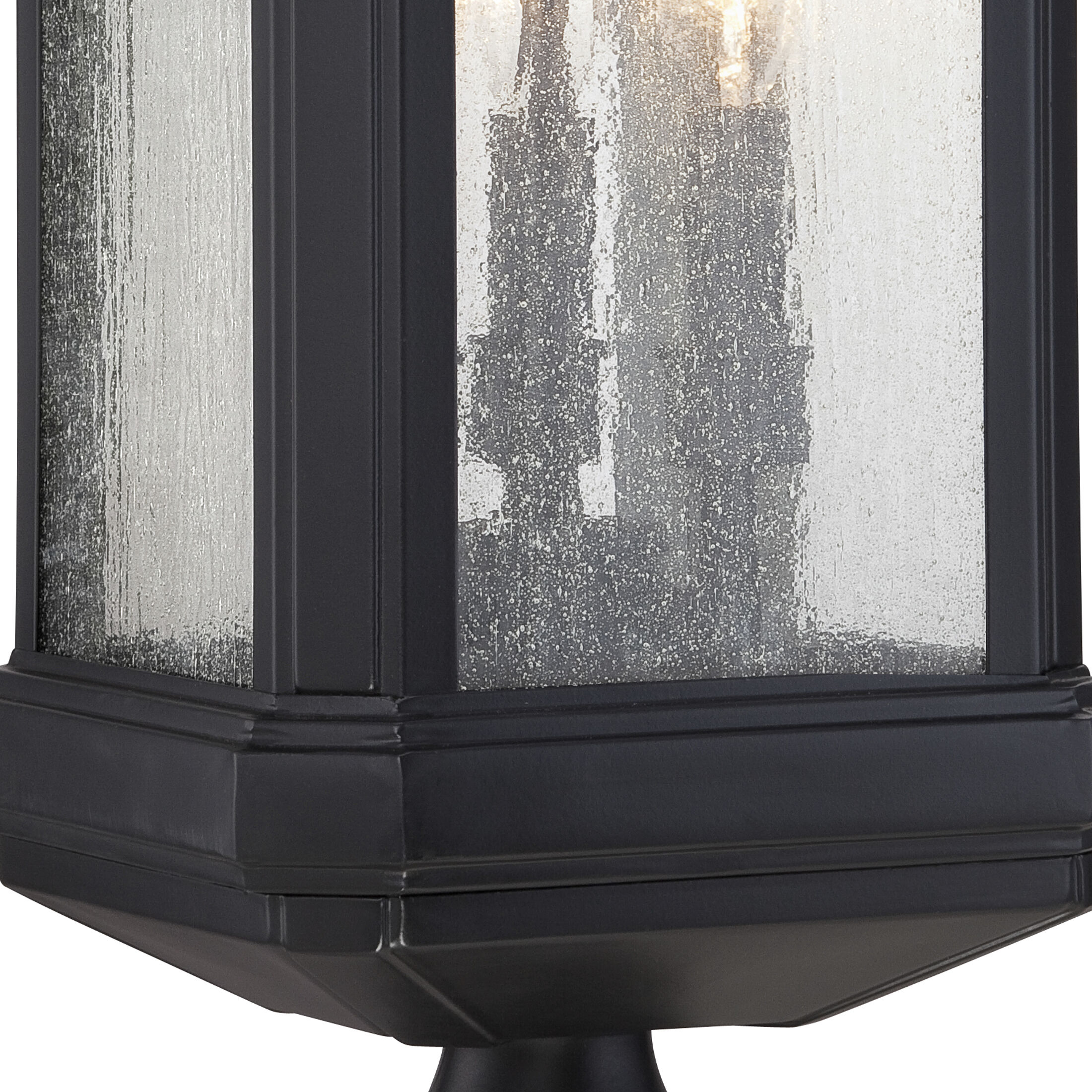 Trumbull 3 Light 21.5 inch Mystic Black Outdoor Post Mount