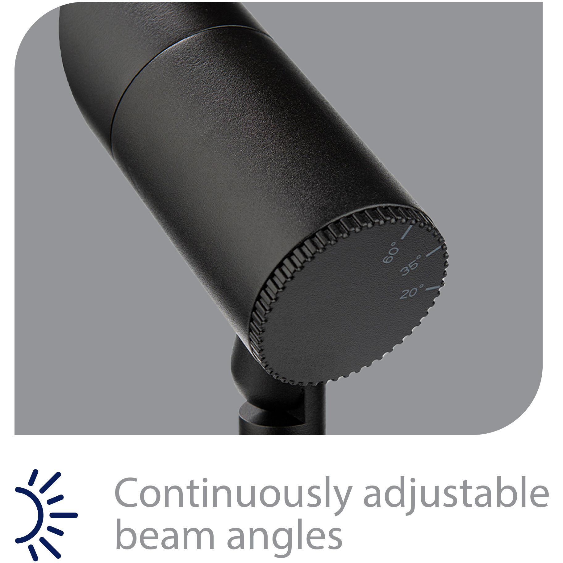 InterBeam 15 3.00 watt Black Accent Lighting in 2700K, WAC Limited