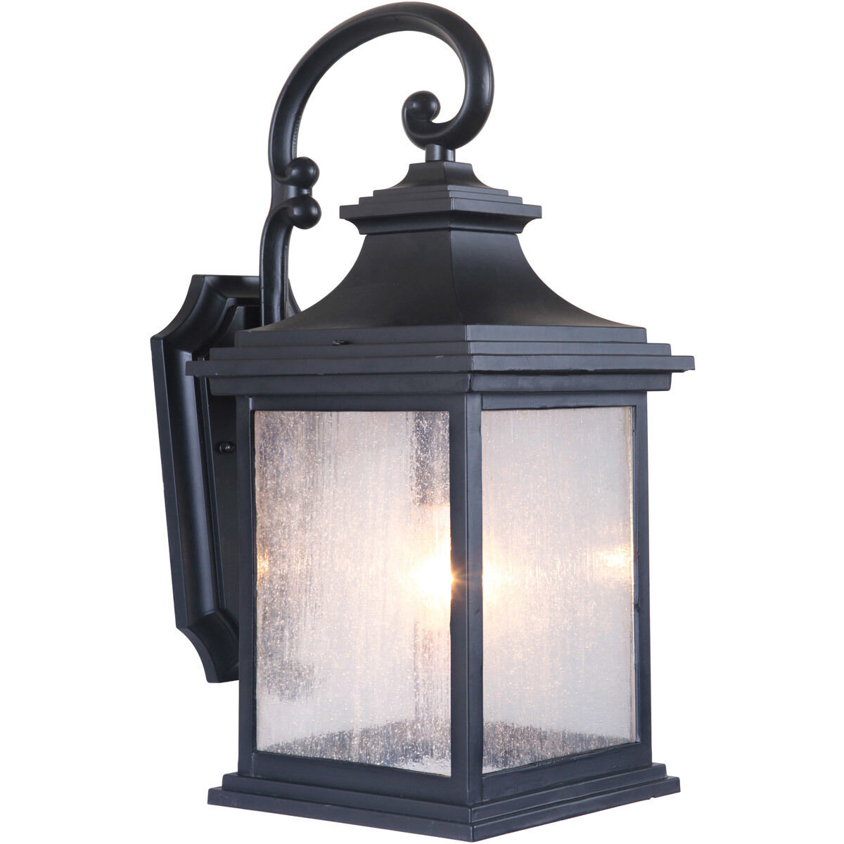 Gentry 1 Light 20 inch Midnight Outdoor Wall Mount, Medium