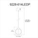 Parson LED 6.25 inch Aged Brass Pendant Ceiling Light