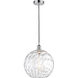 Edison Athens Water Glass 1 Light 12 inch Polished Chrome Mini Pendant Ceiling Light