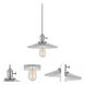 Signature 1 Light 10.13 inch Oil Rubbed Bronze Pendant Set Ceiling Light in Clear