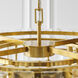 C&M by Chapman & Myers Arden 16 Light 32.88 inch Burnished Brass Chandelier Ceiling Light