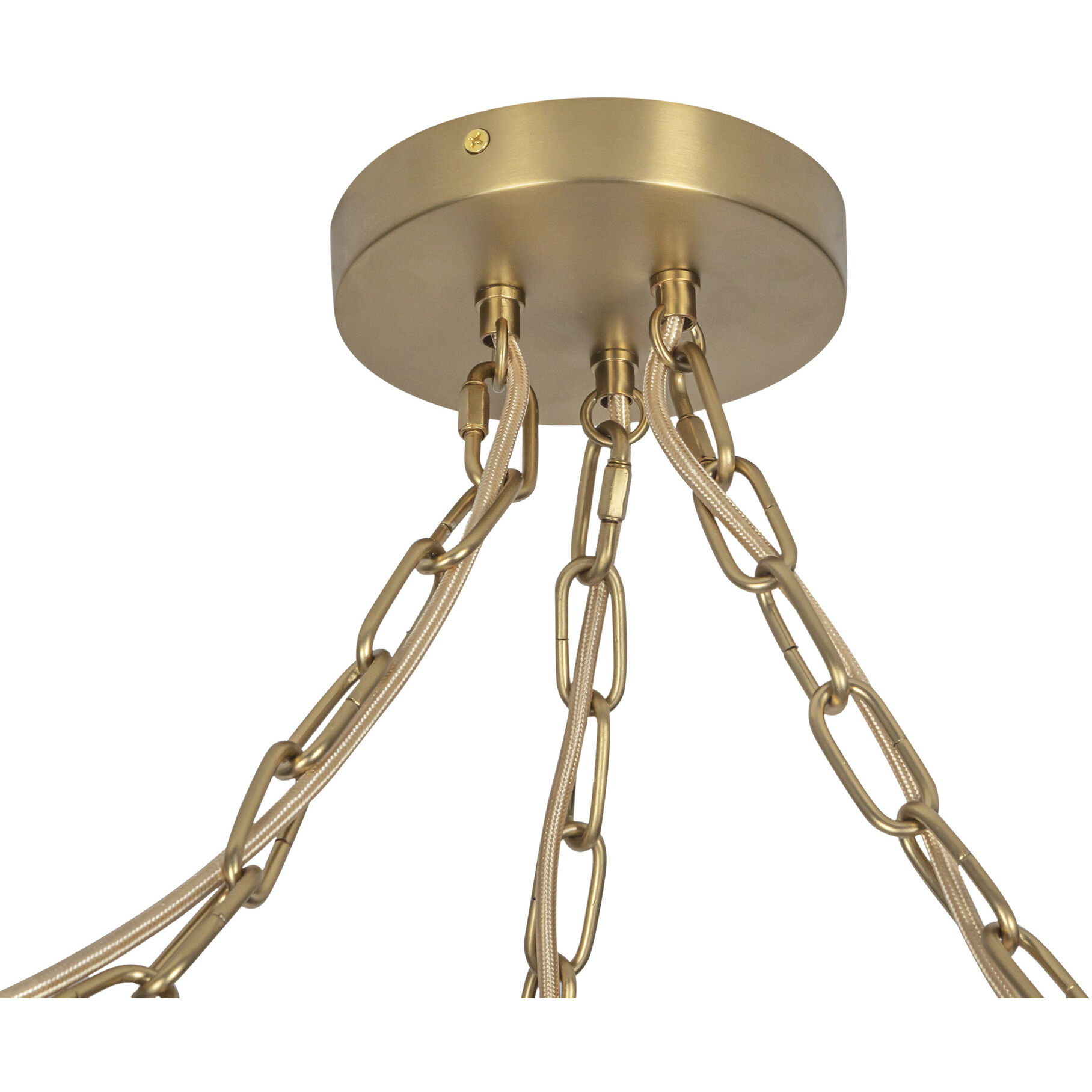 Alora Mood Cherise Multi Pendant Ceiling Light in Brushed Gold
