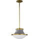 Lafayette 1 Light 14 inch Matte Gray Pendant Ceiling Light