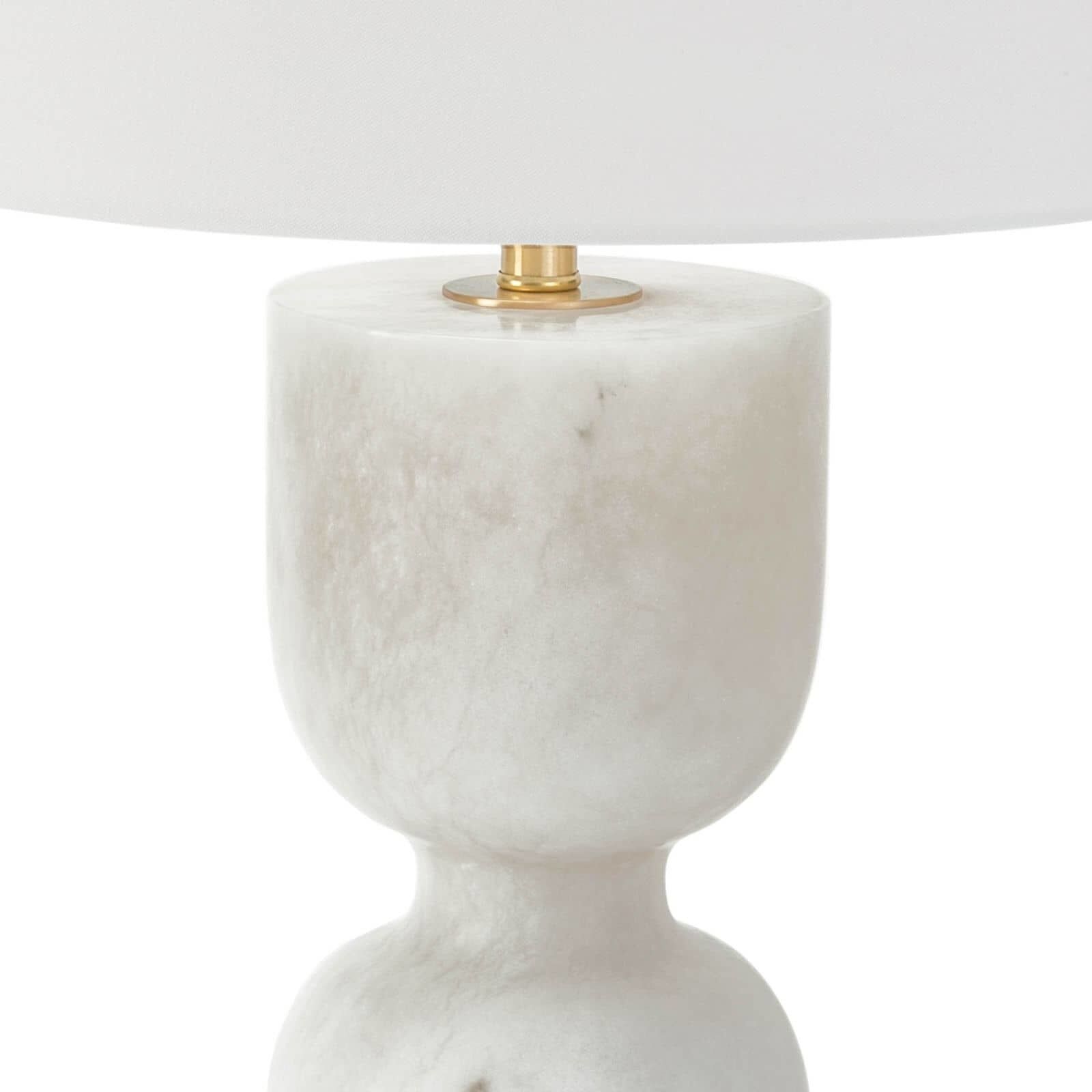 Joan 25 inch 150.00 watt Natural Stone Table Lamp Portable Light, Large