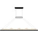 Himalayas LED 62 inch Black Island/Pool Table Light Ceiling Light