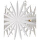 Bismarkia 6 Light 30 inch Gesso White Chandelier Ceiling Light, Small, Marjorie Skouras Collection