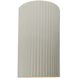 Ambiance LED 7.75 inch White Crackle ADA Wall Sconce Wall Light