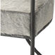 Kai Grey Hide & Black Hand Forged Iron Chair