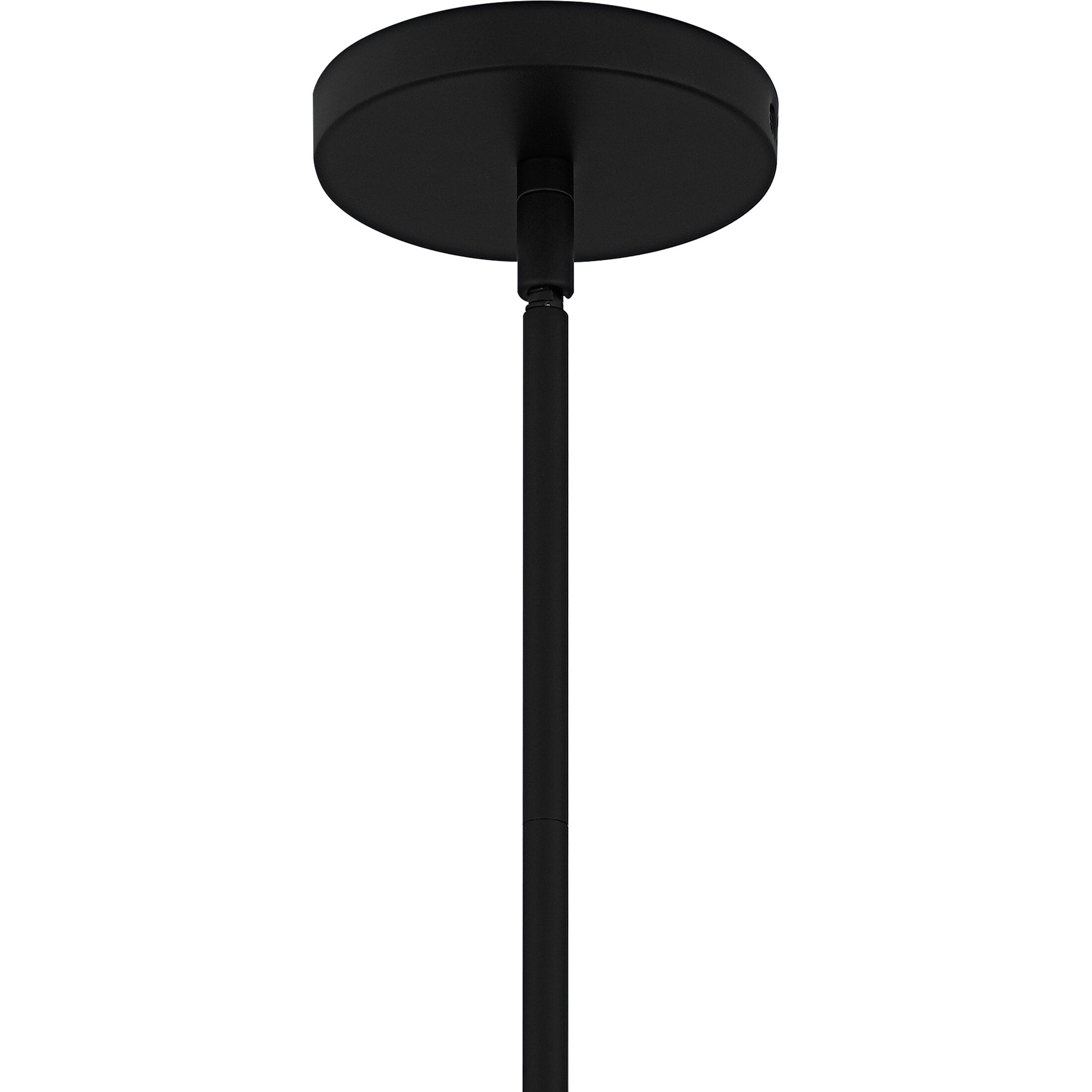 Govada 1 Light 6 inch Matte Black Mini Pendant Ceiling Light, Small