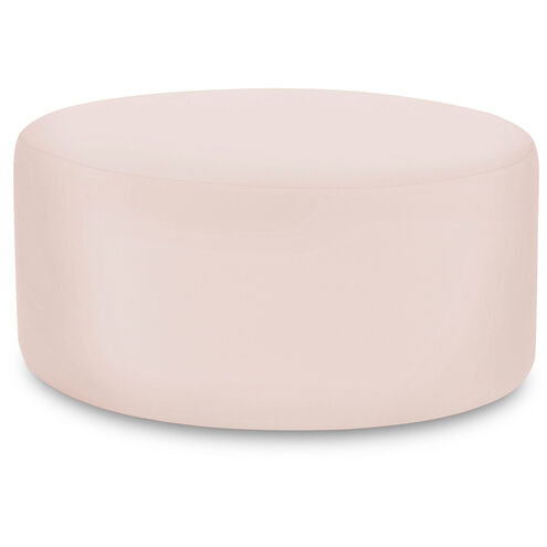 Universal Seascape Sand Outdoor Round Ottoman Replacement Slipcover, Ottoman Not Included