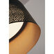 Ash LED 20 inch Black Pendant Ceiling Light