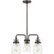 Belton 3 Light 19.88 inch Bronze Chandelier Ceiling Light