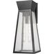 Lucian LED 21.75 inch Black Outdoor Wall Light