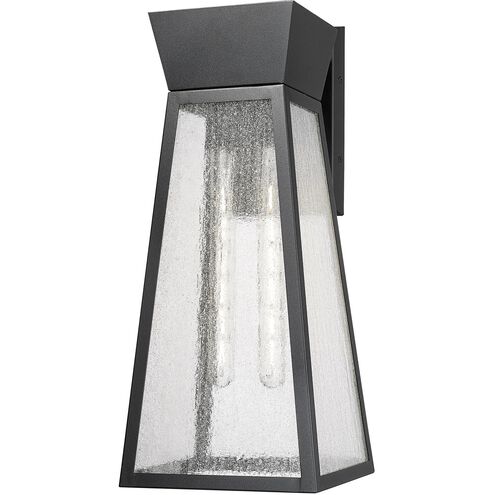 Lucian LED 21.75 inch Black Outdoor Wall Light