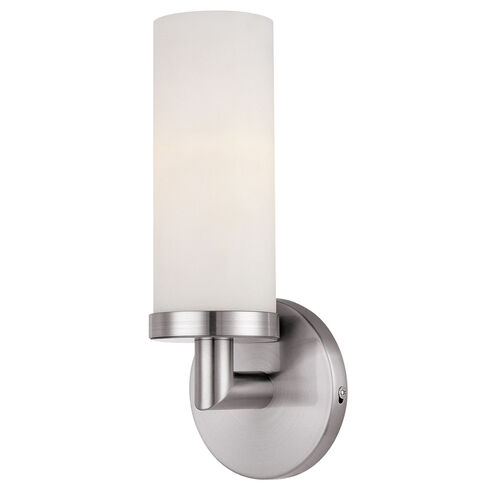 Aqueous LED 5 inch Brushed Steel ADA Wall Sconce Wall Light