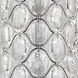 Isabella 1 Light 8.5 inch Polished Nickel Pendant Ceiling Light