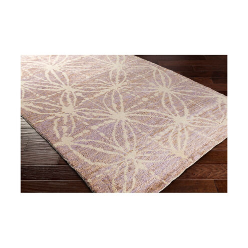 Orinocco 120 X 96 inch Purple and Neutral Area Rug, Jute