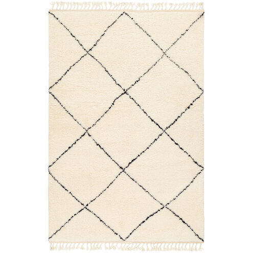 Meknes 36 X 24 inch Cream/Black Rugs