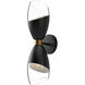 Alora Mood Capri 2 Light 5.25 inch Bathroom Vanity Light