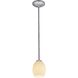 Brandy FireBird 1 Light 6 inch Brushed Steel Pendant Ceiling Light in White Firebird, Rod 