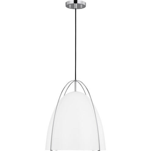 Sean Lavin Norman 1 Light 15.38 inch Chrome Pendant Ceiling Light