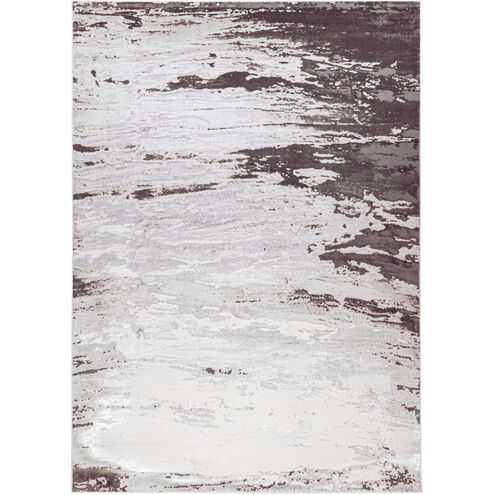 Ayda 114 X 79 inch Black/Grey Rug in 6 x 9