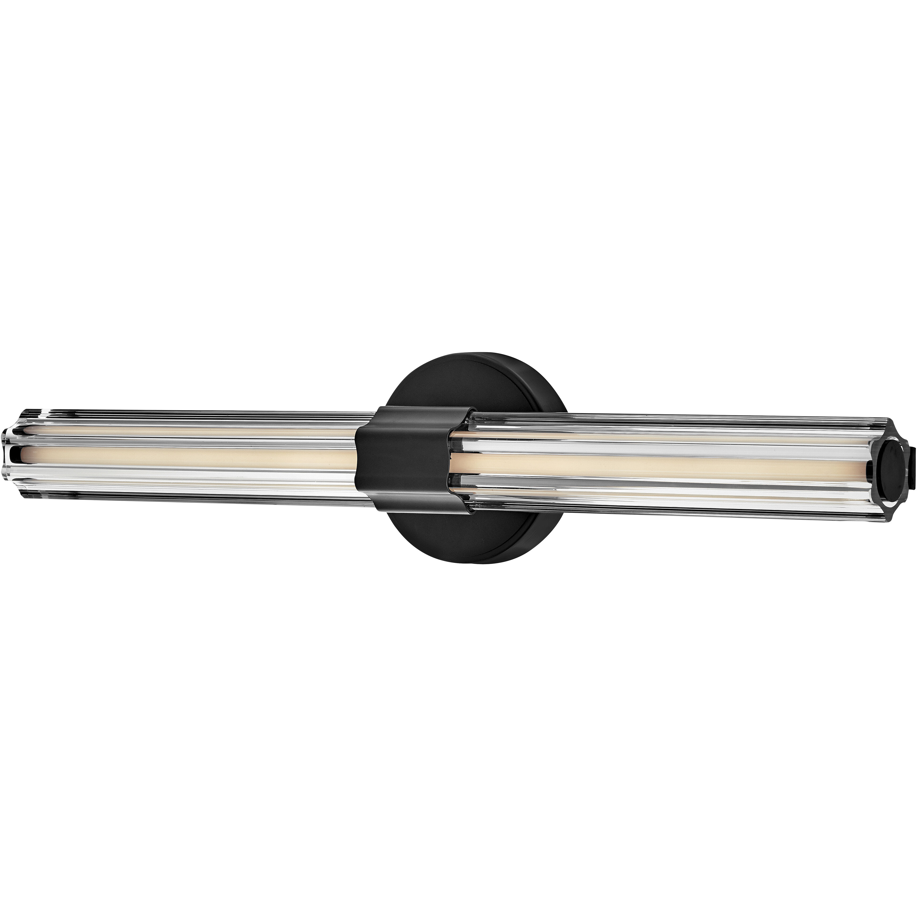 Georgette LED 27.75 inch Black Bath Light Wall Light
