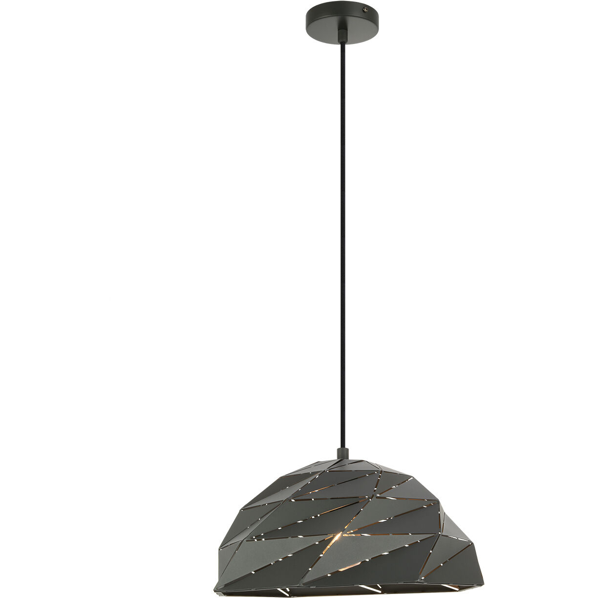 Riku 1 Light 14.25 inch Dark Grey Pendant Ceiling Light