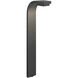 Independence 12 AC/DC 2.75 watt Textured Black Curved Path Light in 2700K