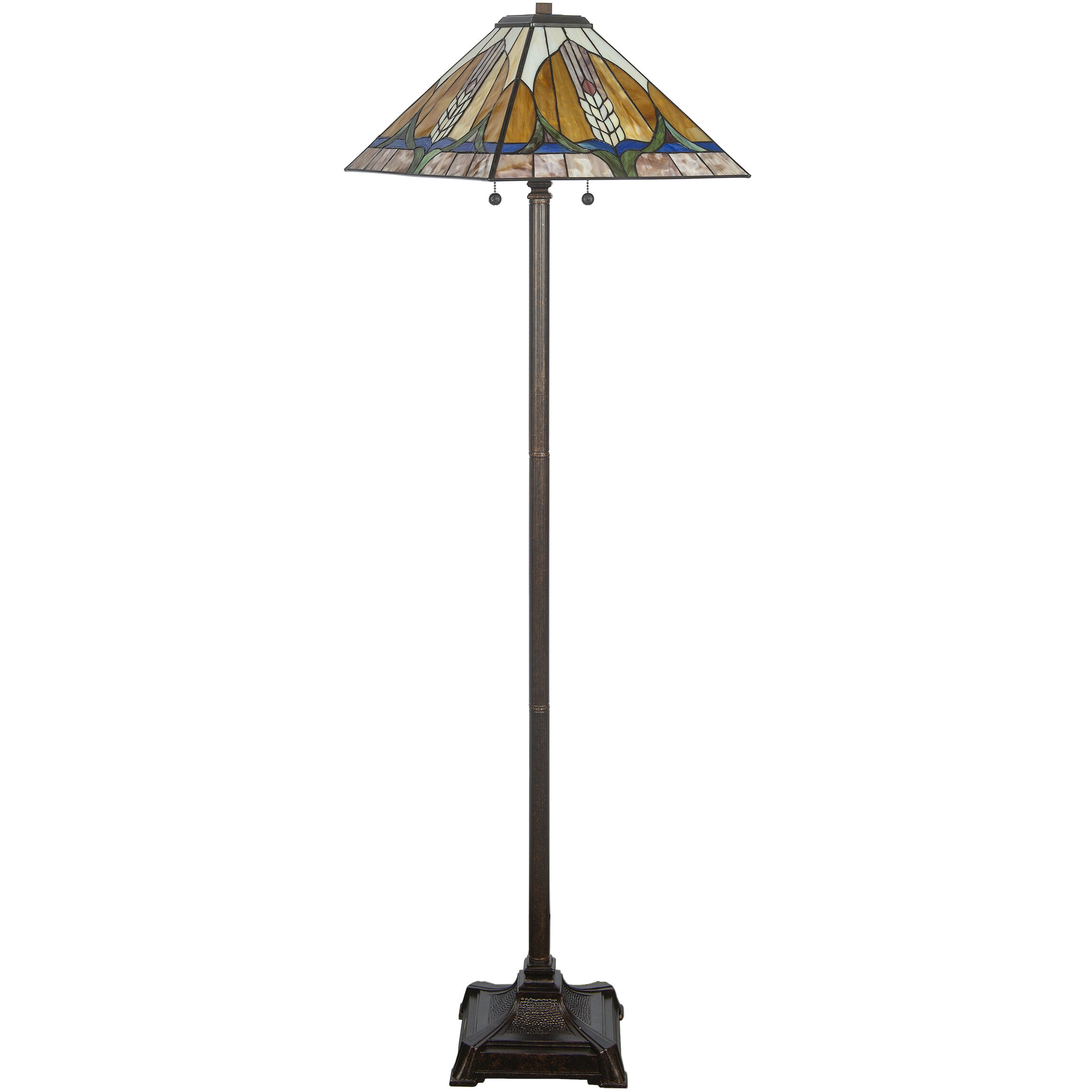 Mission floor shop lamp
