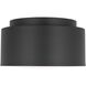 Drew & Jonathan Dartmore 1 Light 10 inch Midnight Black Flush Mount Ceiling Light, Small