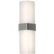 Naples LED 5 inch Satin Nickel ADA Sconce Wall Light