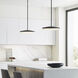 Sean Lavin Wyatt LED 16 inch Nightshade Black Pendant Ceiling Light, Integrated LED