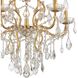 Filmore 6 Light 23 inch Antique Gold Chandelier Ceiling Light in Clear Hand Cut