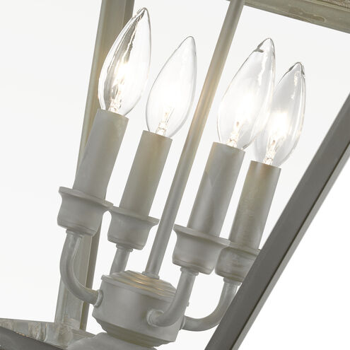 Wentworth 4 Light 28 inch Charcoal Outdoor Extra Post Top Lantern, Extra Large