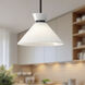 Alora Mood Halston 1 Light 14.13 inch Matte Black Pendant Ceiling Light