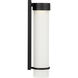Drew & Jonathan Kylo 1 Light 18 inch Textured Black Outdoor Wall Sconce
