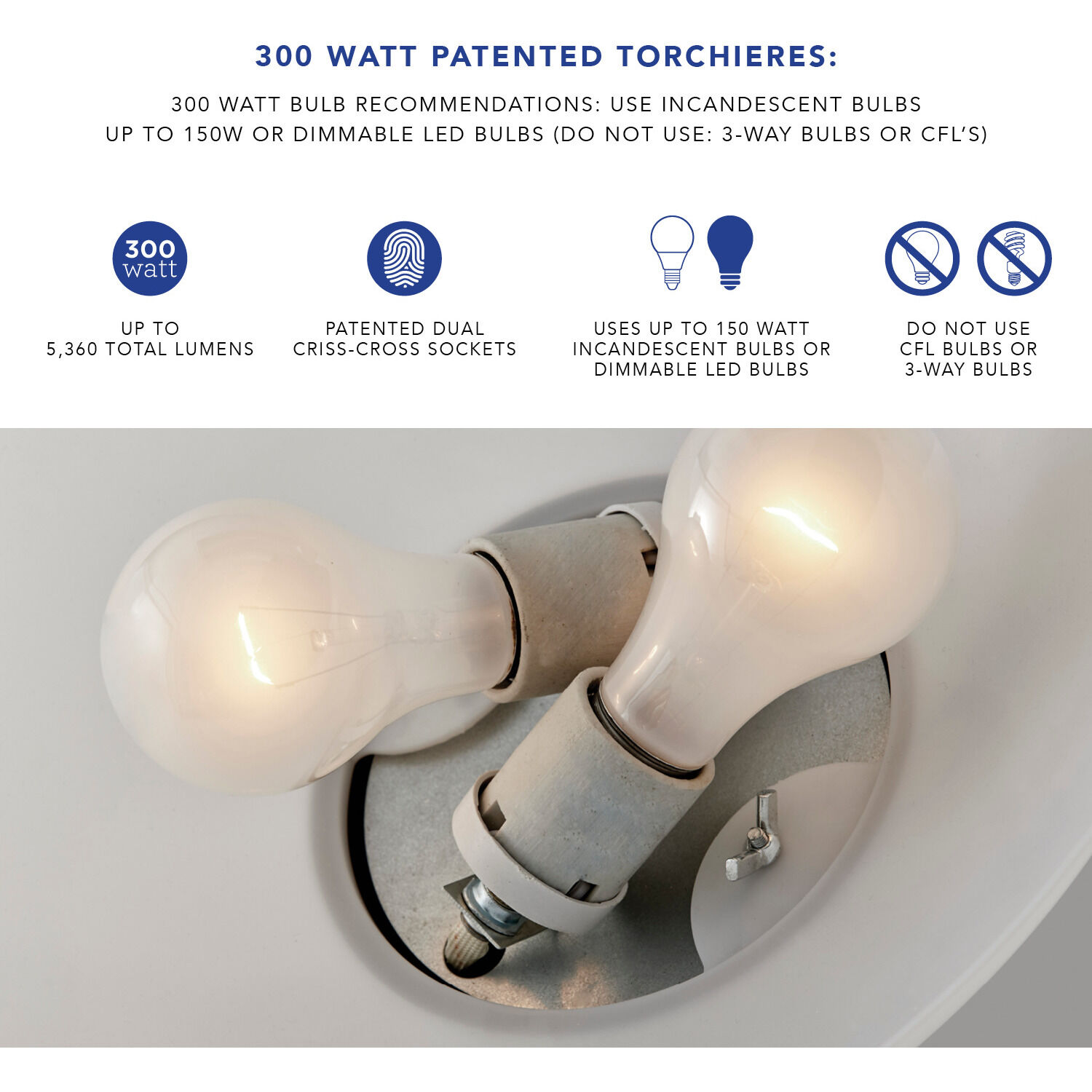 Portable light 2024 bulb socket