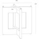 Lianne Gold Dining Table Base
