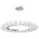 Blossom LED Classic Silver Chandelier Ceiling Light, Ring