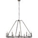 Sean Lavin Landen 12 Light 48 inch Smith Steel Chandelier Ceiling Light