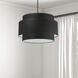 Priya 4 Light 22 inch Matte Black with Black Chandelier Ceiling Light