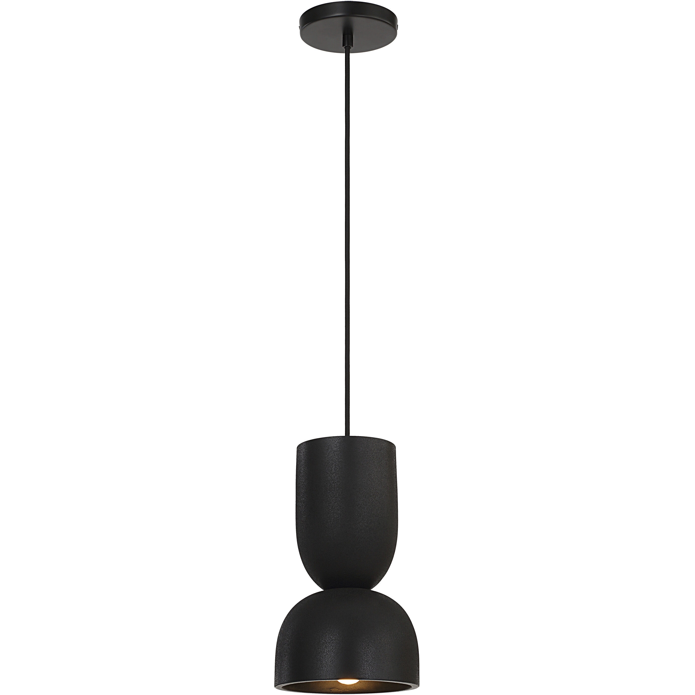 Caen 1 Light 7 inch Black Pendant Ceiling Light