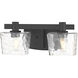 Drysdale 2 Light 14.5 inch Coal Bath Vanity Light Wall Light