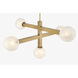 Narra 5 Light 47 inch Legacy Brass Chandelier Ceiling Light