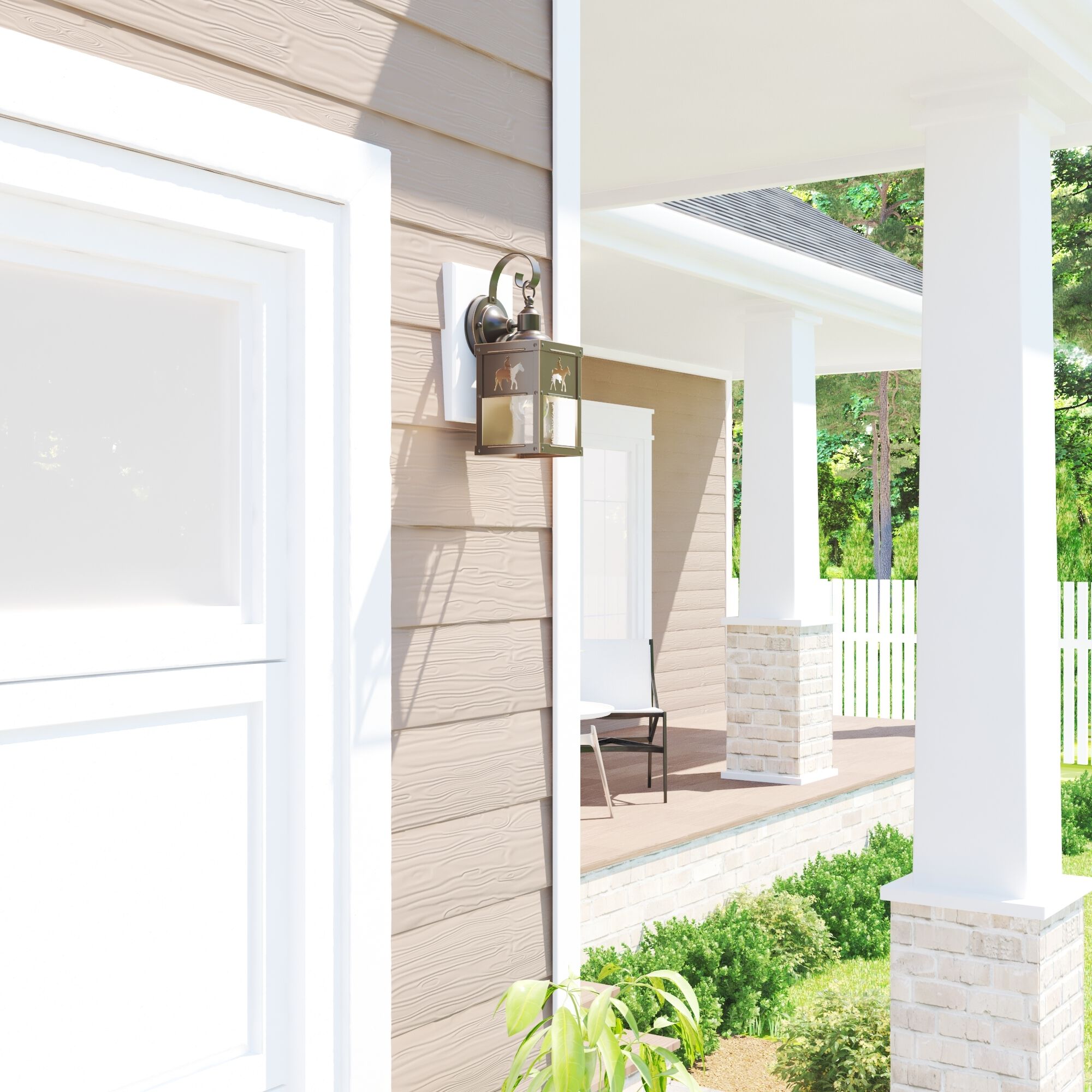 Trail LED 13 inch Burnished Bronze Outdoor Wall