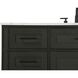 Virginia 54 X 35 inch Mocha Brown Bathroom Vanity Cabinet