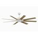 Levon Custom Matte White Fan Motor